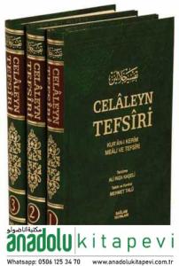 Celaleyn Tefsiri Tercümesi Kuranı Kerim Meali Ve Tefsiri 3 Cilt Takım