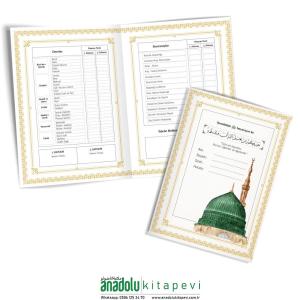 Karne Arapça Camili - Medrese için Karne