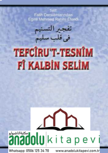 Tefciru't Tesnim Fi Kalbin Selim 2 Cilt Takım