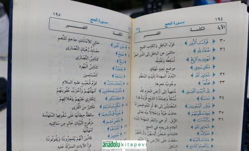 Kelimatül Kuran Tefsir ve Beyan cep boy - كلمات القرآن تفسير وبيان-كلم