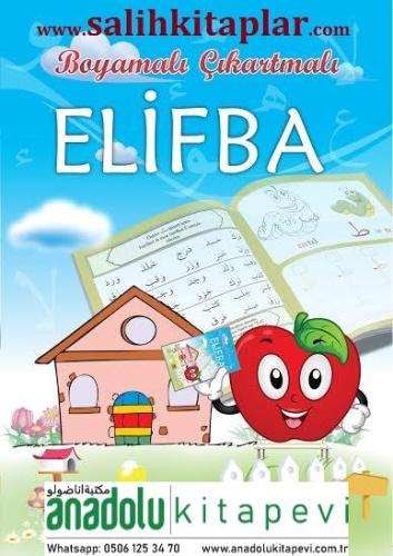 Boyamalı Çıkartmalı Elifba