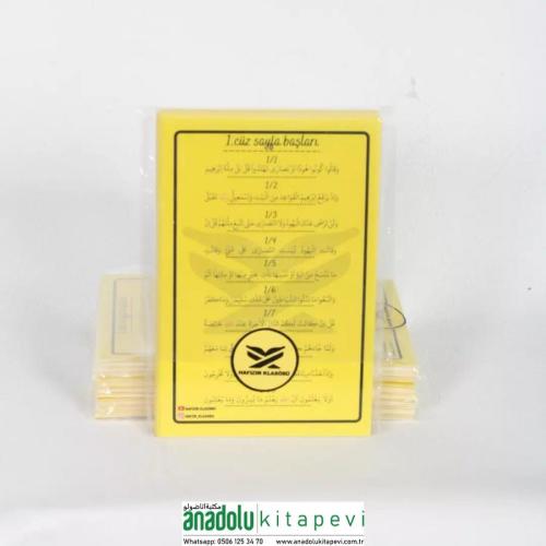 Hafızlara Özel Kuranı Kerim Sayfa Başları